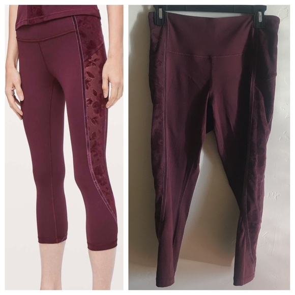 lululemon wunder under flocked